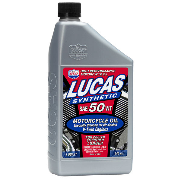 Lucas Oil - V-Twin Synthetic 50W Engine Oil