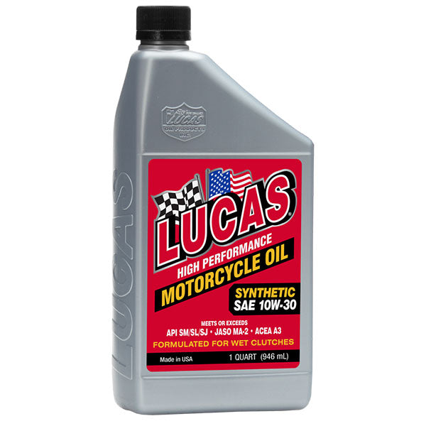Lucas Oil - High Performance Synthetic 10W-30 4-Stroke Engine Oil