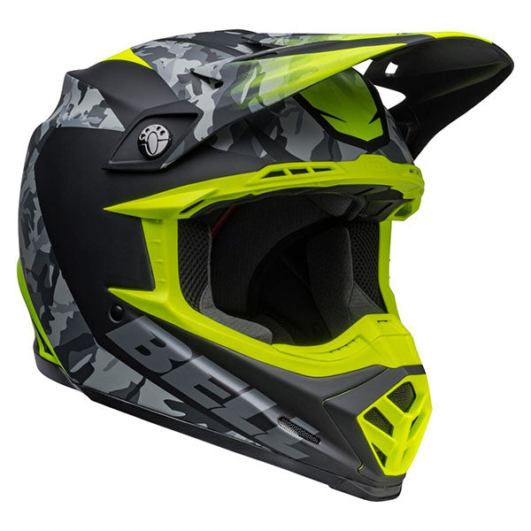 Bell Helmets Bell - Moto-9 MIPS Venom Helmet off-road motocross helmet, showing aerodynamic shell design, ventilation ports, and secure retention system built for rider comfort and protection. SKU 07136214.
