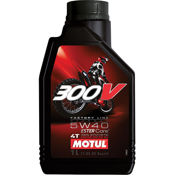 Motul - 300V Factory Line Off-Road Synthetic 5W-40 4-Stroke Engine Oil