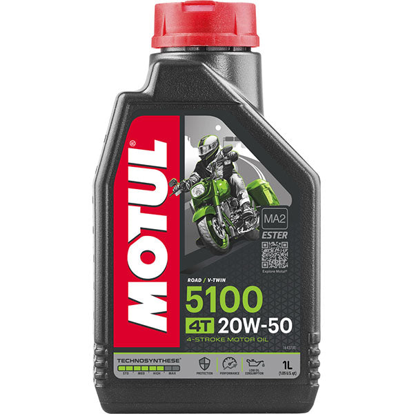 Motul - 5100 Semi-Synthetic 20W-50 4-Stroke Engine Oil