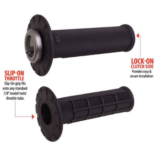 ODI - MX Universal Lock On Half Waffle Grips