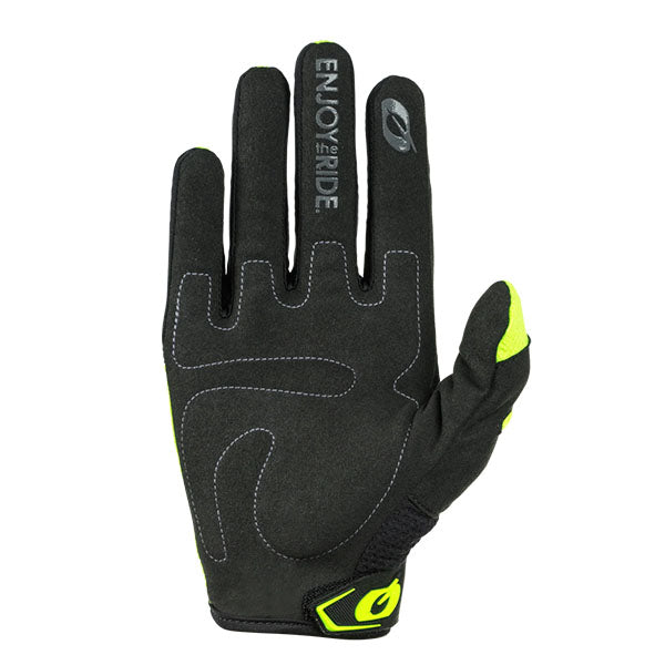 Catalog studio image of O'Neal, Element Racewear V.24 Glove, Offroad Gloves, SKU E032-109, color options Black, Blue, Black/Grey, Red, Orange, Neon Yellow, sizes XS–5X