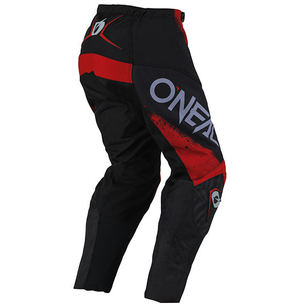 Studio image on a white background of O'Neal, Element Shocker V.25 Pant, Pants, SKU E024-1328, color options Black/Red, Black/Orange, sizes 28–42