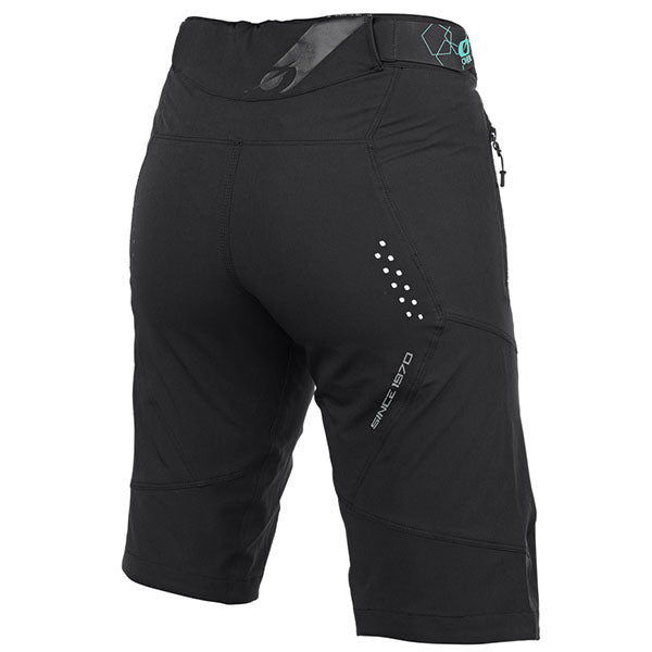 Detailed studio photograph of O'Neal, Soul Shorts (MTB) (Women), SKU 1231-170, color options Petrol, Black, sizes XS–XL