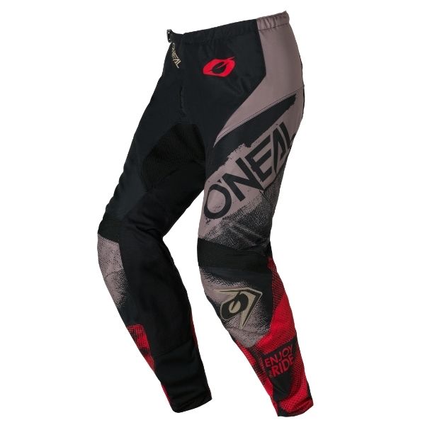 Clean studio photo on a white background of O'Neal, Element Roller Pant, Pants, SKU E027-2128, color options Grey/Red, Black/White, Blue/Orange, sizes 28–42