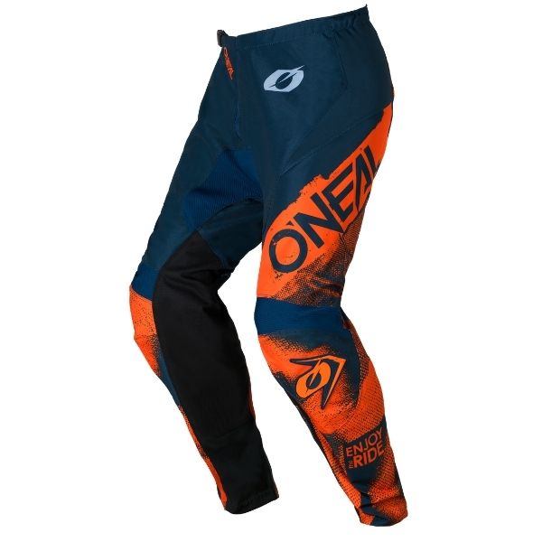 Studio image on a white background of O'Neal, Element Roller Pant (Youth), Pants, SKU E027-2420, color options Blue/Orange, sizes Y-20, Y-22, Y-24, Y-26, Y-28