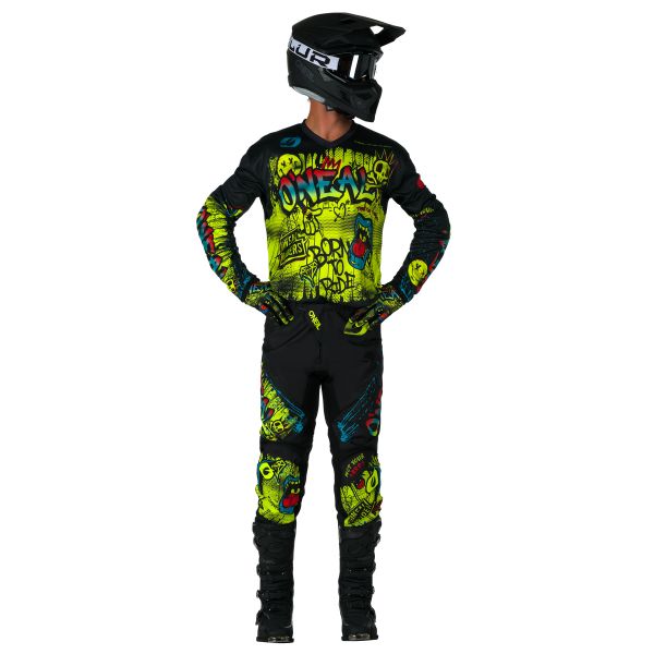 High-resolution studio image of O'Neal, Element Rancid Jersey, Pant Combo (Youth), Gear Combo