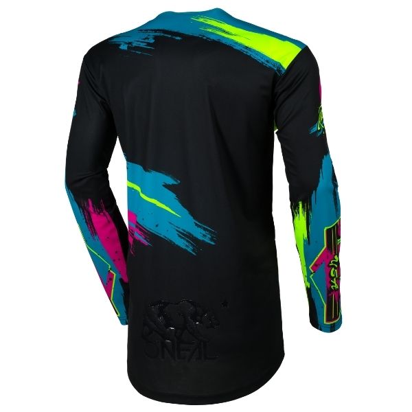 Product photo of O'Neal, Mayhem Reseda Jersey, SKU M007-213, color options Black/Neon, sizes XL–2X