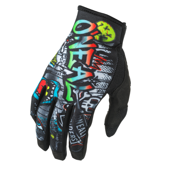 Studio product photo on a neutral background of O'Neal, Mayhem Rancid V.24 Glove, Offroad Gloves, SKU M030-148, color options Black/White, sizes XL–2X
