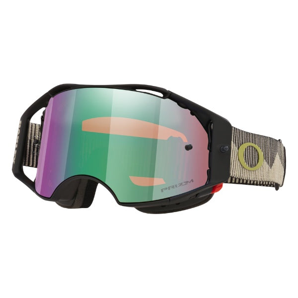 Oakley Airbrake MTB Goggles Green Camo; Prizm Trail Torch