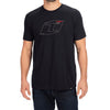 Crisp studio image on a white background of One Industries Vector Tee; showing tee fit, printed graphics, and crew neckline; SKU Z003-2; Sizes: S-2XL
