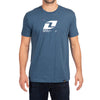 Studio photo on a white background of One Industries Myspace Tee; showing tee fit, printed graphics, and crew neckline; SKU Z003-1; Sizes: S-2XL