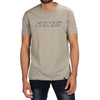 Studio photo on a white background of One Industries Horizon Tee; showing tee fit, printed graphics, and crew neckline; SKU Z003-0; Sizes: S-2XL