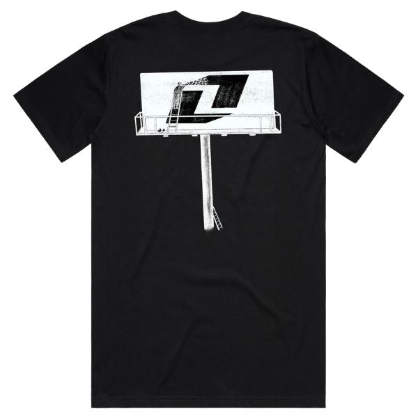 Clean studio shot of One Industries Vandal Tee; showing tee fit, printed graphics, and crew neckline; SKU Z003-5; Colors: Black, Crimson; Sizes: S-2XL