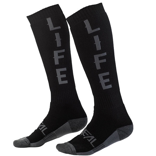 Product photo of O'Neal, Pro MX Ride Life Socks, SKU 0356-762, color options Black