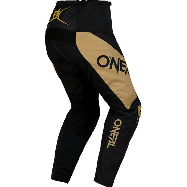 Studio image on a white background of O'Neal, Element Racewear V.23 Pants, SKU E022-0042, color options Black/Blue, Black/Red, Black/Grey, Black/Sand, sizes 28–52