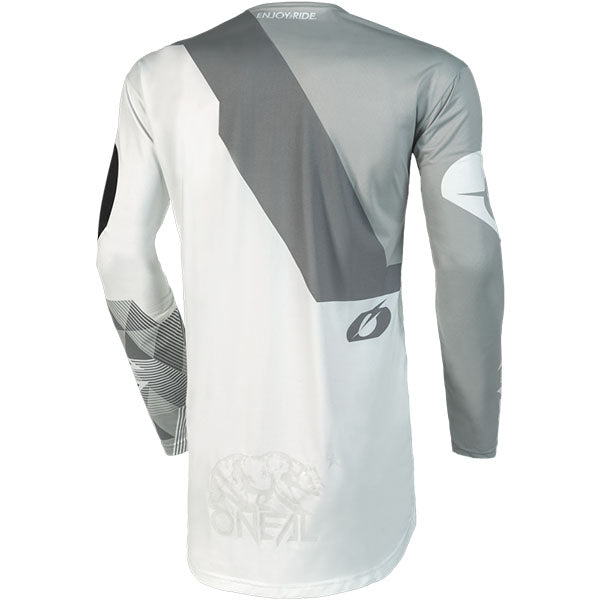 Clean studio photo on a white background of O'Neal, Mayhem Covert V.23 Jersey, SKU M004-503, color options White, Red, Black/Grey, Green, sizes XL–2X