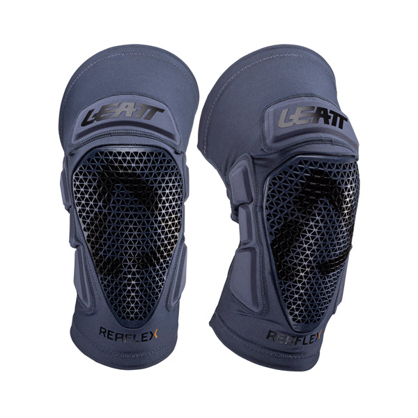 Image showing Leatt, ReaFlex Pro Knee Guards in Flint Grey, Colors: Black, Flint Grey, Sizes: 2-2, SKU: 5024060940
