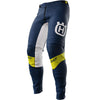 Shot Race Gear Aerolite Husqvarna LE pants, blue—poly-stretch, laser vents; men’s 32–40 (front view).