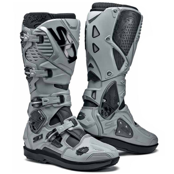 Product image of SIDI Crossfire 3sr Limited Edition Ash Black Boot motocross boots showing design and colorway | Available at BTO Sports