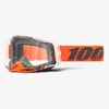 Clean studio photo on a white background of 100%, Racecraft 2.0 Goggle (Clear Lens), Goggles, SKU 26013211, color options Concordia, Battleship, Snowbird, Topo, Kalkuta, Neon Yellow, Fluo Yellow, Panam and more