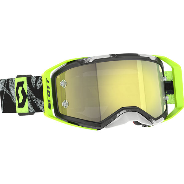 Scott Prospect 2.0 Goggles in Black/Neon Yellow Yellow Chrome Works SKU 51-5620