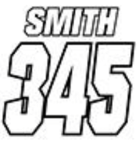 White Letters & Black Background