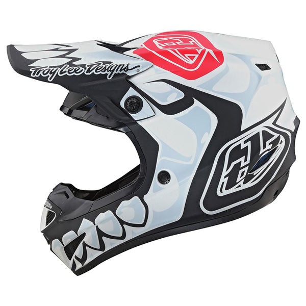 Image of Troy Lee Designs SKU 1090110 Se4 Polyacrylite Skully Helmet Size: LG (SKU 1090110)