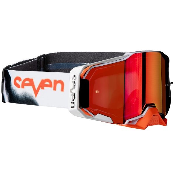 Catalog studio image of Seven MX, 100% Armega Clownfish Goggle, Goggles, SKU 4050003-180-OS, color White/Orange