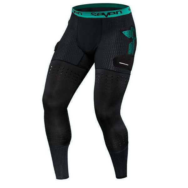 Seven MX Fusion Compression Pant product image in Blk sizes 28, 30, 32, 34, 36, 38, 40, 42, 44 SKU 4020001-001-2. Base Layer Pants | Available at BTO Sports