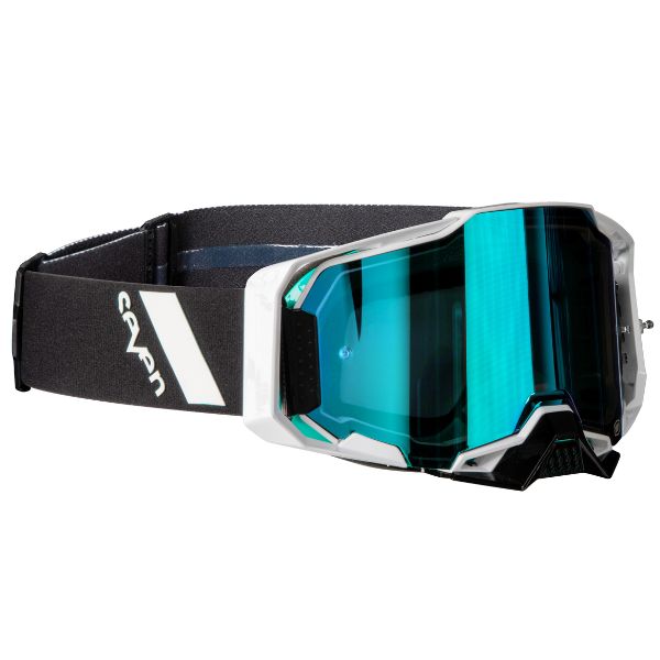 Studio photo of Seven MX, 100% Armega Synergy Goggle, Goggles, SKU 4050002-101-OS, color White/Black