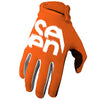 Product image of Seven MX  0013 2210027 800 Annex 7 Dot Glove Org BTO Sports 2 motocross gloves showing fit, construction, and colorway | Available at BTO Sports