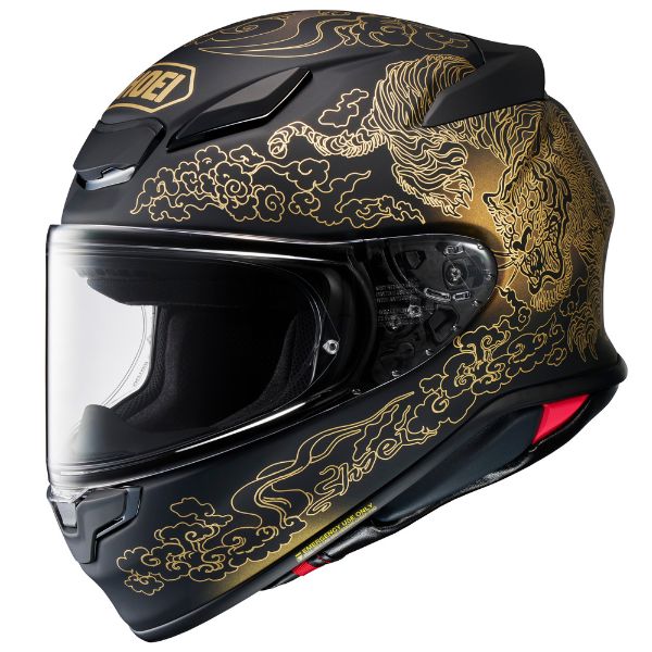 Studio shot of Shoei FA25 RF1400 Fearless helmet TC5 1, showing overall shape, materials, and visible design details