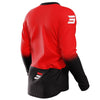 Back/side, Reflex Jersey red—anatomic, breathable design for off-road riding. Sizes S–3XL. SKU A08-12C1-A01-11.