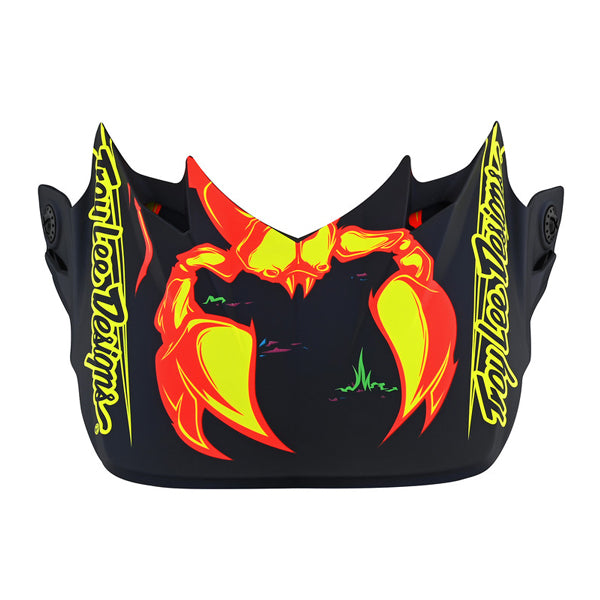 Image of Troy Lee Designs SKU 1758590 SE4 Stranded LE Composite Visor Colors: White (SKU 1758590)