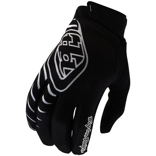 Product image of Troy Lee Designs BTO Sports 0098 TLD M25D1 GPPRO GLOVE MONO BLK 01 motocross gloves showing fit, construction, and colorway | Available at BTO Sports