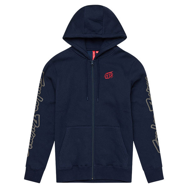 Troy Lee Designs - Branded Zip Up Hoodie