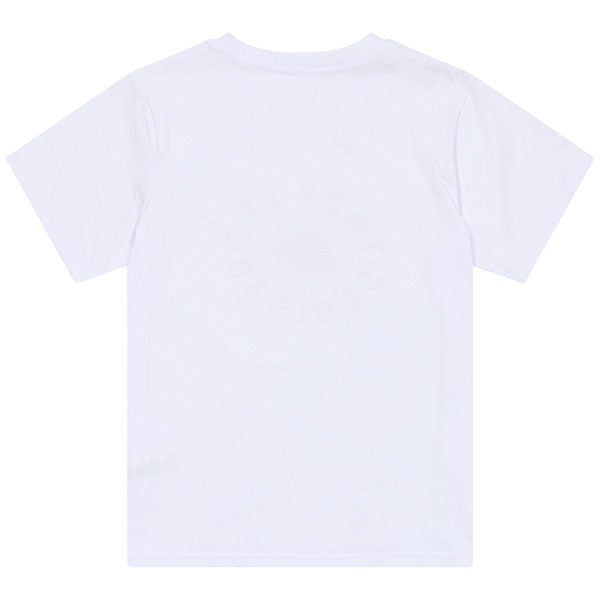 High-resolution studio image of Troy Lee Designs Rotation Tee (Youth); showing tee fit, printed graphics, and crew neckline; SKU 7247300