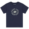 Crisp studio image on a white background of Troy Lee Designs Rotation Tee (Youth); showing tee fit, printed graphics, and crew neckline; SKU 7247300