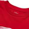 Clean studio shot of Troy Lee Designs Badge Tee (Youth); showing tee fit, printed graphics, and crew neckline; SKU 7245680; Sizes: Y-SM, Y-MD, Y-LG, Y-XL