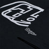 Studio photo on a white background of Troy Lee Designs Badge Tee (Youth); showing tee fit, printed graphics, and crew neckline; SKU 7245680
