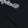 Crisp studio image on a white background of Troy Lee Designs Signature Tee (Womens); showing tee fit, printed graphics, and crew neckline; SKU 7539170