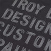 High-resolution studio image of Troy Lee Designs Paint Shop Tee (Womens); showing tee fit, printed graphics, and crew neckline; SKU 7537290; Sizes: S-XL