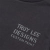 Professional studio photo of Troy Lee Designs Paint Shop Tee (Womens); showing tee fit, printed graphics, and crew neckline; SKU 7537290; Sizes: S-XL