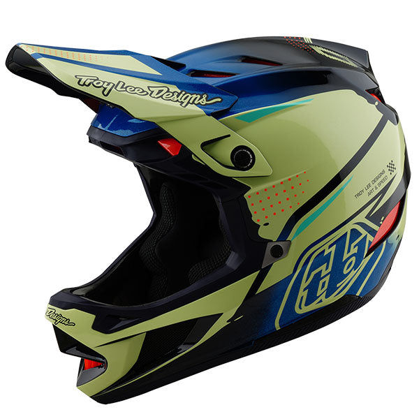 Product image of Troy Lee Designs - D4 Composite Drip MIPS Helmet (MTB) SKU:140019001 | Sizes: SM–XL | Designed for Mountain Bike, BMX and E-Bike riders | Available at BTO Sports