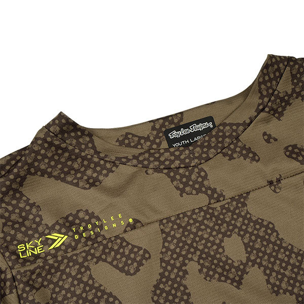Product image of Troy Lee Designs - Skyline Scrubland Jersey (MTB) (Youth) SKU:364071013 | Designed for Mountain Bike, BMX and E-Bike riders | Available at BTO Sports