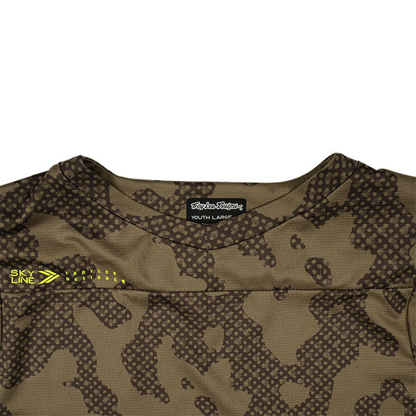 Product image of Troy Lee Designs - Skyline Scrubland Jersey (MTB) (Youth) SKU:364071014 | Designed for Mountain Bike, BMX and E-Bike riders | Available at BTO Sports