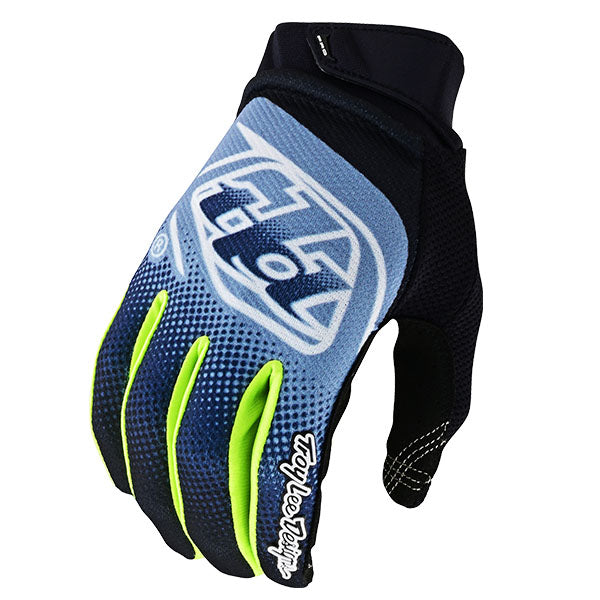 Product image of Troy Lee Designs 24 BTO Sports 0097 TLD M24D1 GPPRO GLOVE BANDS PHNTMGRY 01 7c684ef5 d3ce 4a62 846f 9e62ba468bf9 motocross gloves showing fit, construction, and colorway | Available at BTO Sports