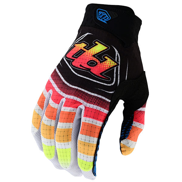 Product image of Troy Lee Designs 24 BTO Sports 0113 TLD M24D1 AIR GLOVE WAVEZ BLKMULTI 01 9bede05d 3913 4eee a4f7 ee557f3f2d33 motocross gloves showing fit, construction, and colorway | Available at BTO Sports